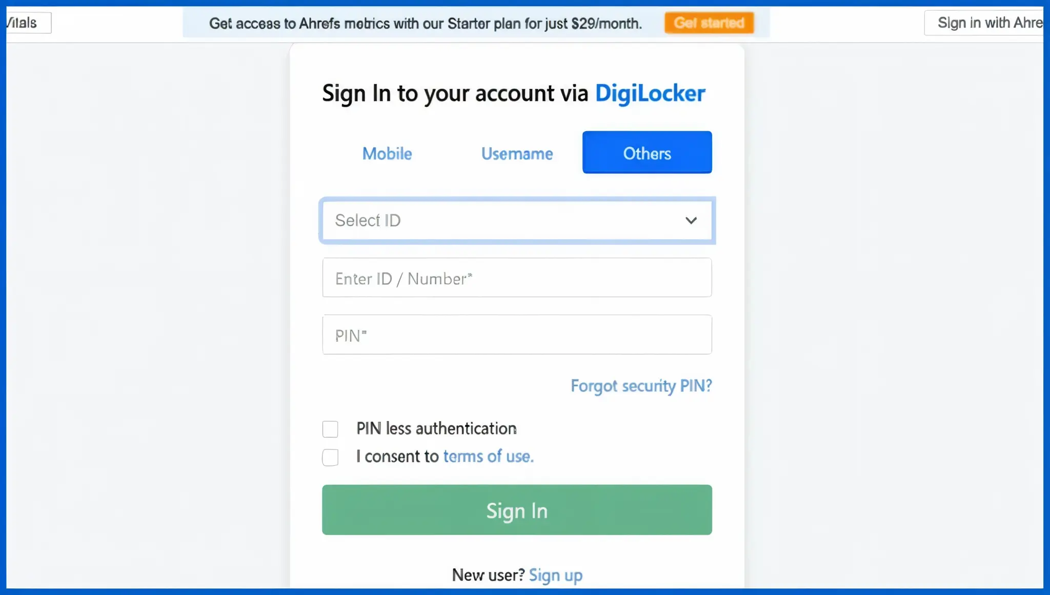 Step 2: Access Your Account abc.gov.in
